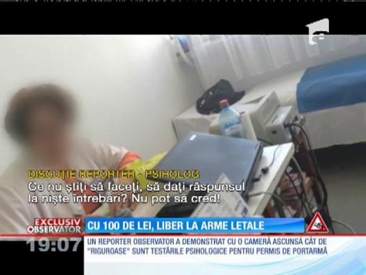 Cu 100 de lei, oricine este apt să folosească o armă letală!