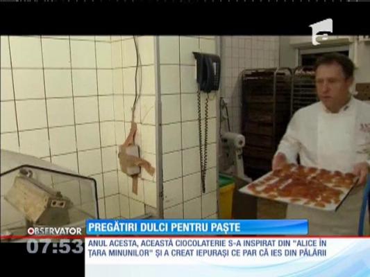 Maeştrii ciocolatieri din Belgia se pregătesc pentru Paște