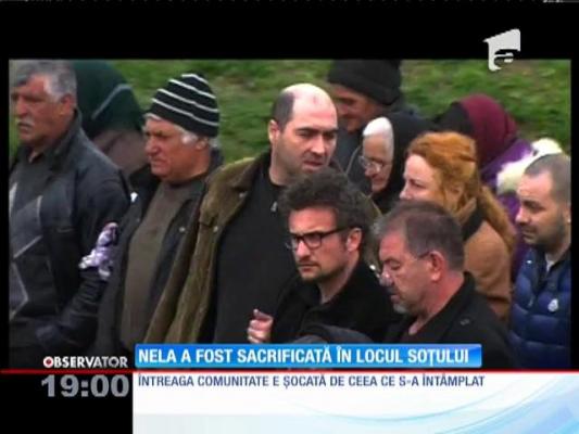 Nela, femeia ucisă de fostul angajat al soţului ei, a fost înmormântată!