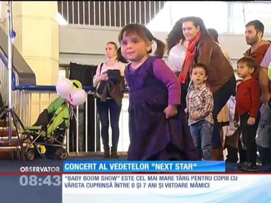Vedetele de la "Next Star" au concertat pe scena de la "Baby Boom Show"