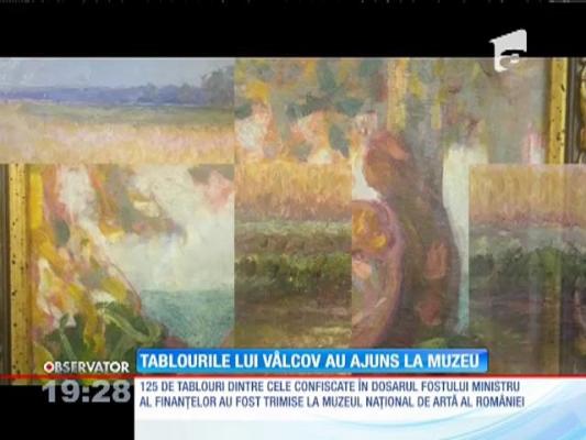 Tablourile lui Darius Vâlcov au ajuns la muzeu