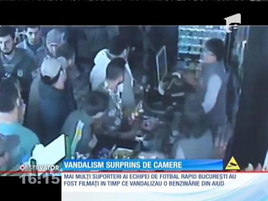 Vandalism surprins de camere