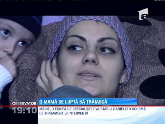 O mamă se luptă să trăiască
