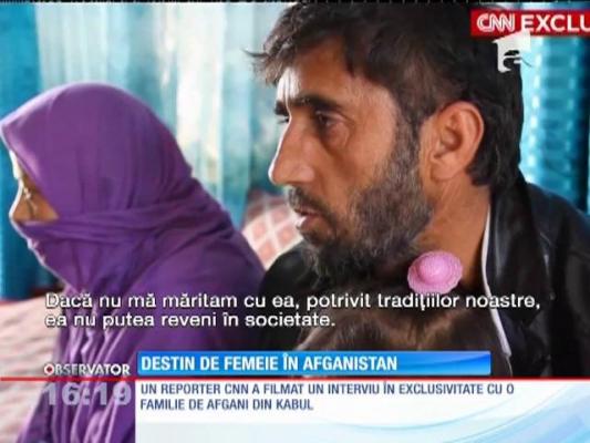 Destin femeilor din Afganistan. Violată și obligată să se căsătorească cu agresorul ei