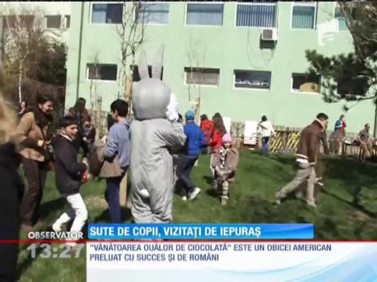 Sute de copii din Constanţa au pornit la o vânătoare de ouă