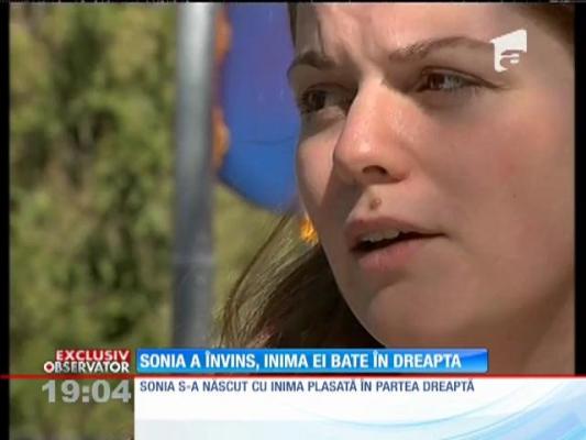 Sonia s-a născut cu o malformaţie cardiacă gravă, fără arteră pulmonară