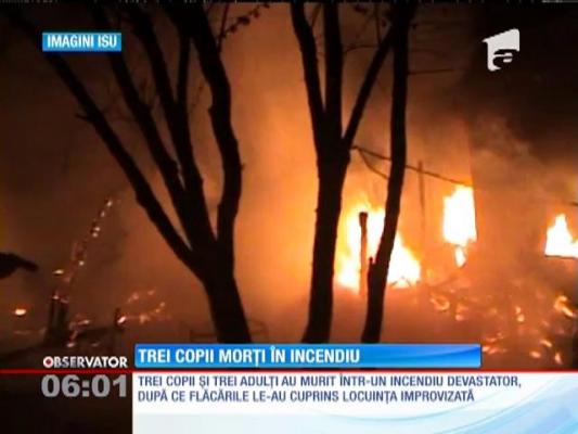 Satu Mare: Trei copii morţi într-un incendiu