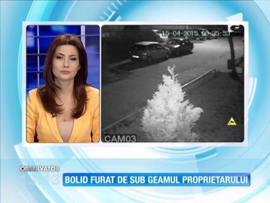 Bolid furat de sub geamul proprietarului