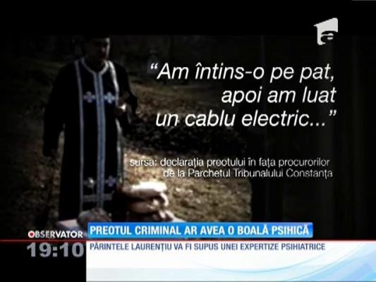 Preotul care a ucis o tânără la Mamaia suferă de o boală psihică