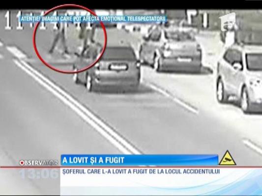 Bătrân spulberat pe trecerea de pietoni