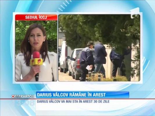 Darius Vâlcov rămâne în arest