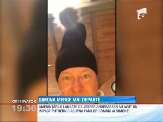 Danezul care a ameninţat-o cu moartea pe Simona Halep, atacat de fanii români