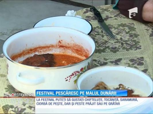 Festival pescăresc pe malul Dunării