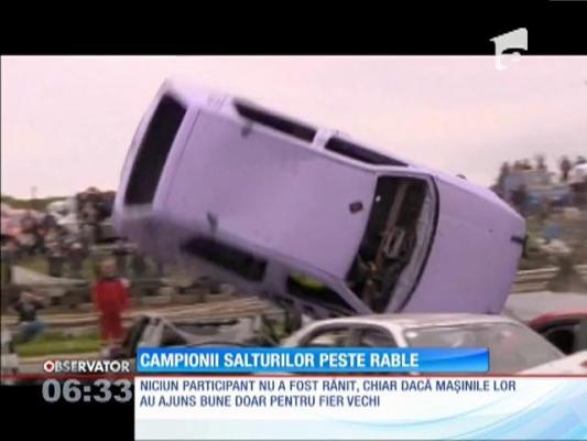 Campionii salturilor peste rable