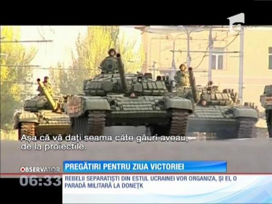 Pregătiri pentru parada care celebrează victoria asupra nazismului
