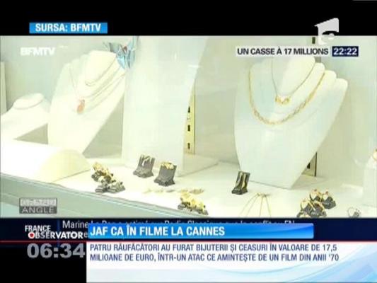 Jaf ca în filme la Cannes