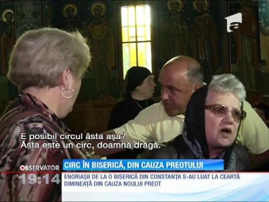 Circ ca la ușa cortului în biserică, din cauza preotului
