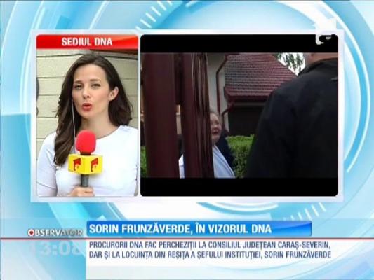 Percheziții DNA la biroul președintelui CJ Caraș-Severin, Sorin Frunzăverde