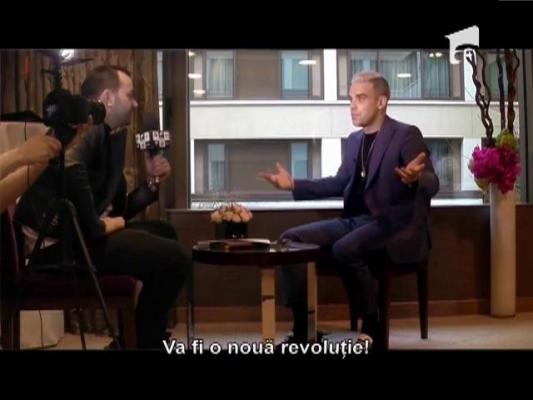 În această seară, Observator difuzează un interviu EXCLUSIV cu Robbie Williams