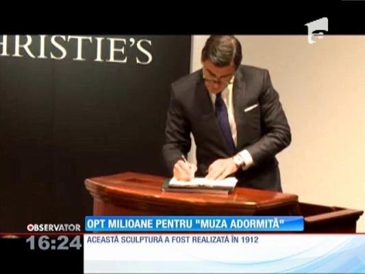 Un „La Muse endormie I” din ghips al lui Constantin Brâncuși, vândut cu 9 milioane de dolari