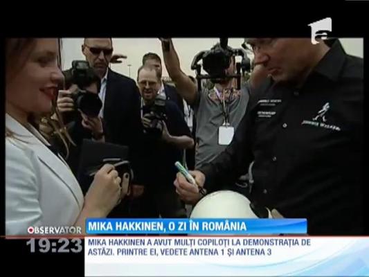 Mika Hakkinen s-a întors în România cu o misiune