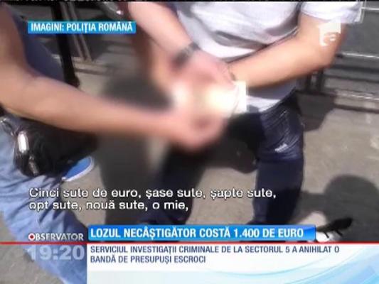 Lozul necâștigător de 1.400 de euro