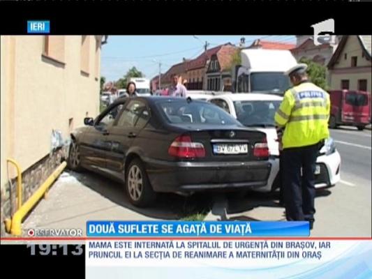 Update! Copil născut de urgență, după ce mama lui a fost spulberată pe trecerea de pietoni!