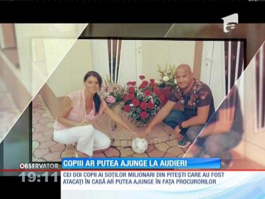 Copiii soţilor milionari din Piteşti atacaţi în propria casă ar putea ajunge în faţa procurorilor