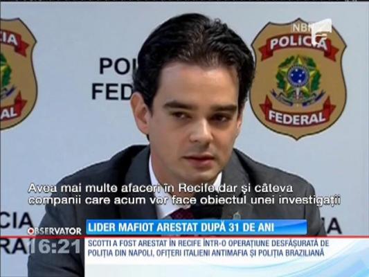 Un lider mafiot italian a fost capturat în Brazilia după 31 de ani
