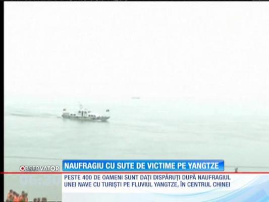 Naufragiu cu sute de victime pe Yangtze