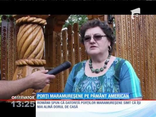 Porţi maramureşene pe pământ american