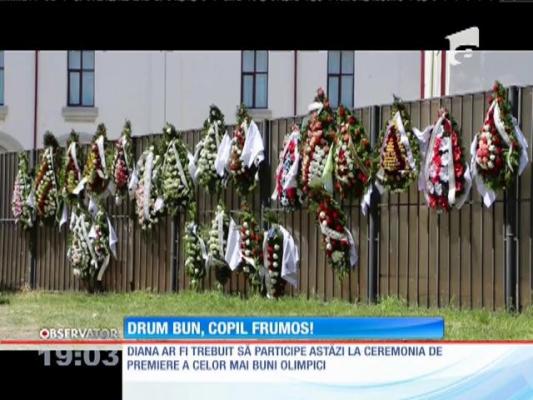 Diana, olimpica de 14 ani din Buzău, condusă pe ultimul drum