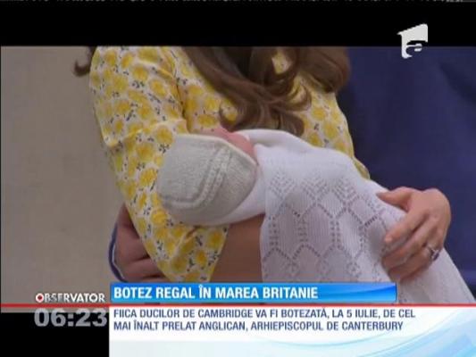 Prinţesa Charlotte Elisabeth Diana va fi botezată pe 5 iulie