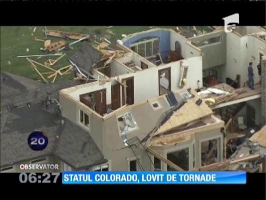 Statul american Colorado, lovit de tornade