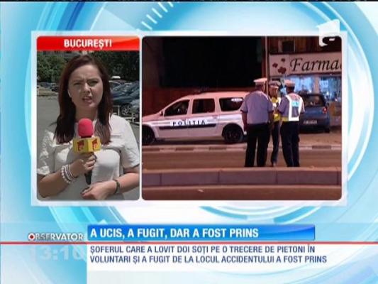 Şoferul care accidentat doi soţi pe o trecere de pietoni în Voluntari