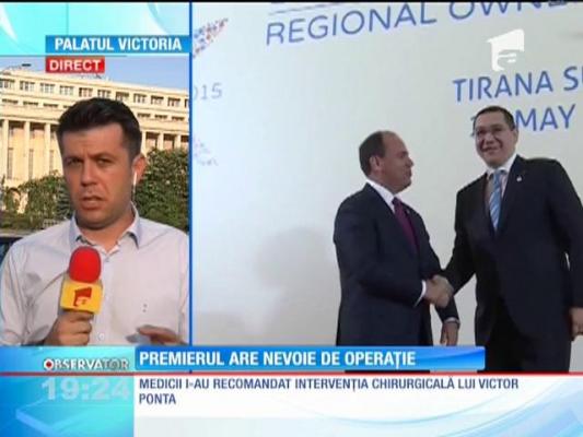 Premierul Victor Ponta va fi operat!