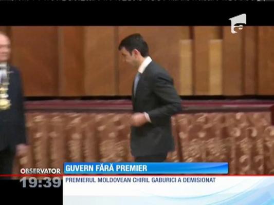 Republica Moldova a rămas fără premier! Chiril Gaburici şi-a dat azi demisia