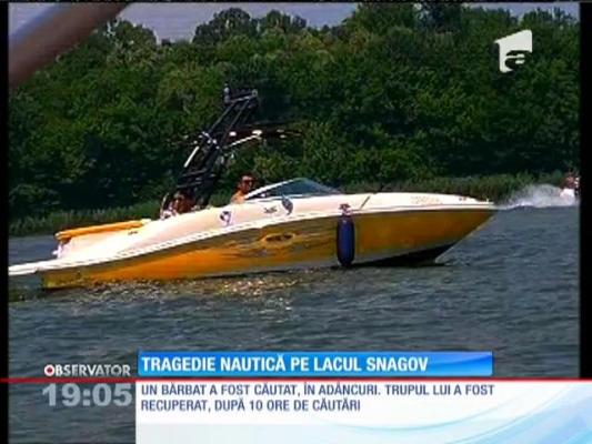 UPDATE! Lacul Snagov: Două bărci s-au ciocnit violent! Cinci răniți și un mort