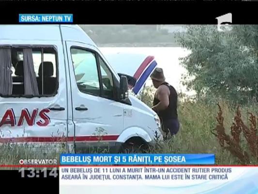 Un bebeluş a murit într-un grav accident rutier produs în Constanța