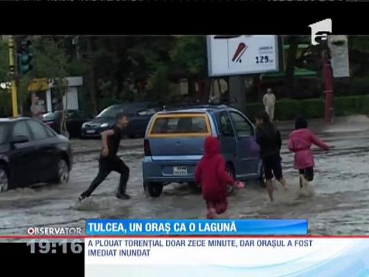 Orașul Tulcea, înghițit de ape!