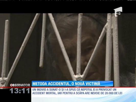 Metoda accidentul, o nouă victimă