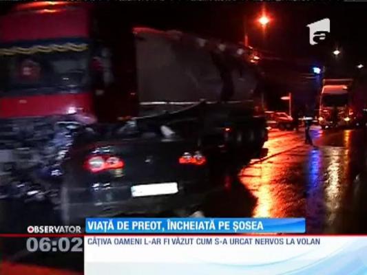 Preot decedat după o plimbare în viteză