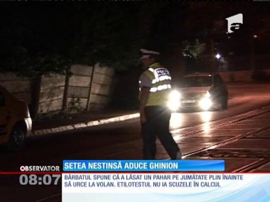 Mai mulţi şoferi au fost prinşi sub influenţa băuturilor alcoolice, într-o razie a poliţiştilor din Capitală