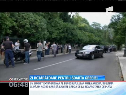 Zi decisivă pentru pentru salvarea Greciei de la faliment şi rămânerea sa în zona euro