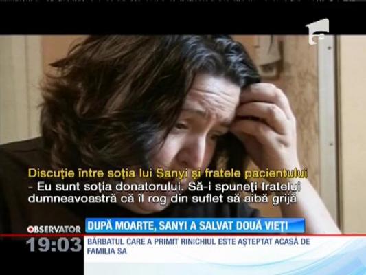 O familie în doliu a salvat două vieţi. Doi bărbaţi au primit rinichiul şi ficatul lui Şoni, tânărul care trecuse el însuşi printr-un transplant