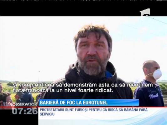 Tunelul de sub Canalul Mânecii a fost închis din cauza unui protest fără precedent