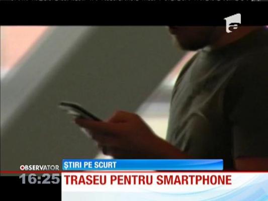 Traseu special pentru cei care tastează pe telefonul mobil, la universitatea Utah din Statele Unite