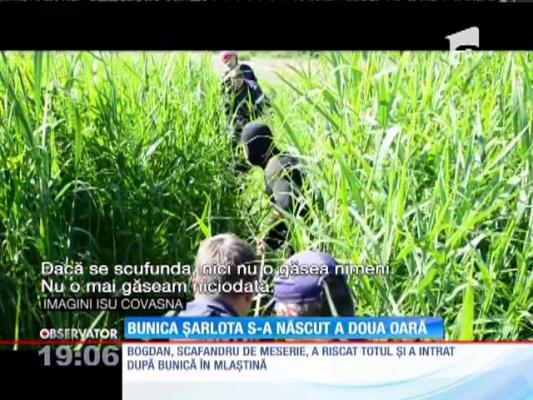 Bătrână din Covasna, salvată dintr-o mlaştina după o noapte, şi-a revenit miraculos