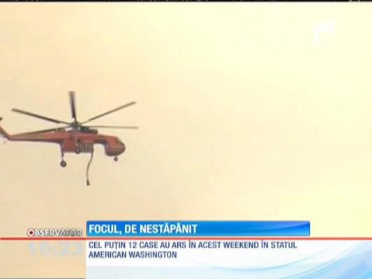 Alertă în statul american Washington. Incendiile de vegetaţie au scăpat de sub control