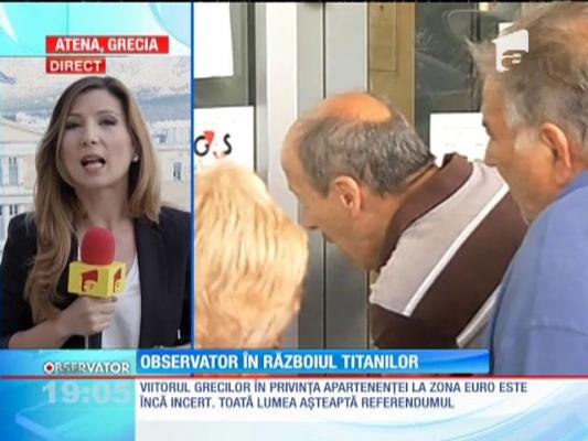 Viitorul Greciei este incert. Elenii s-au împărțit în doua tabere